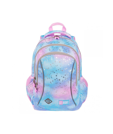 Ghiozdan Ergonomic Impermeabil Colectia St.Right - Pastel Stars BP26 39x27x17cm